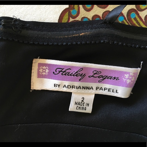 HAILEY BALDWIN by Adrianna Papell B&W Ruffle Dress - Picture 7 of 8